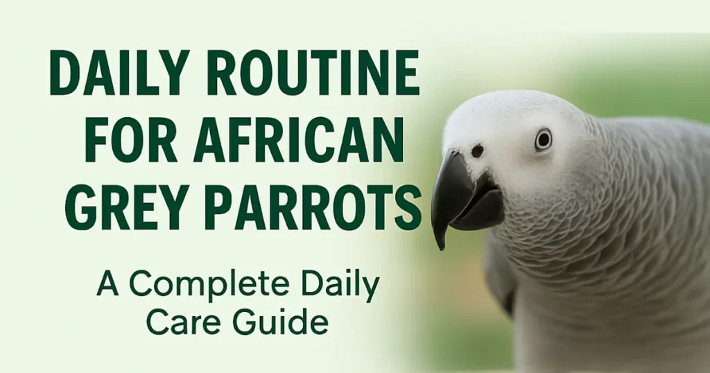 Daily Routine for African Grey